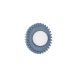 Aplice, corpuri de iluminat pentru pereti - Aplica decorativa ceramica blue gri, sticla alb, PETEL