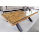 Masute Living - Masuta design high-tech din metal si lemn masiv, Barracuda 110cm