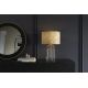 Veioze - Veioza, Lampa de masa, Sticla, Abajur Auriu, CLASSICO 50cm