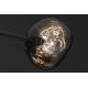 Pendule, Lustre suspendate - Lustra moderna cu 5 globuri sticla fumurie LIQUID DIAMOND