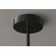 Pendule, Lustre suspendate - Lustra moderna cu 5 globuri sticla fumurie LIQUID DIAMOND