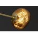 Pendule, Lustre suspendate - Lustra moderna cu 5 globuri sticla aurie LIQUID DIAMOND