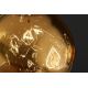 Pendule, Lustre suspendate - Lustra, Pendul modern cu glob sticla aurie LIQUID DIAMOND 35cm
