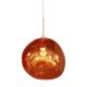 Lustra, Pendul modern cu glob sticla cupru LIQUID DIAMOND 35cm