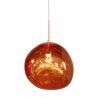 Lustra, Pendul modern cu glob sticla cupru LIQUID DIAMOND 35cm