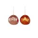 Pendule, Lustre suspendate - Lustra, Pendul modern cu glob sticla cupru LIQUID DIAMOND 35cm