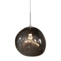 Lustra, Pendul modern cu glob sticla fumurie LIQUID DIAMOND 35cm