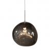 Lustra, Pendul modern cu glob sticla fumurie LIQUID DIAMOND 35cm