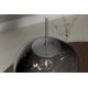 Pendule, Lustre suspendate - Lustra, Pendul modern cu glob sticla fumurie LIQUID DIAMOND 35cm