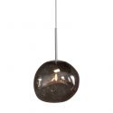 Lustra, Pendul modern cu glob sticla fumurie LIQUID DIAMOND 20cm