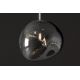 Pendule, Lustre suspendate - Lustra, Pendul modern cu glob sticla fumurie LIQUID DIAMOND 20cm