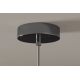 Pendule, Lustre suspendate - Lustra, Pendul modern cu glob sticla fumurie LIQUID DIAMOND 20cm