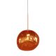 Lustra, Pendul modern cu glob sticla cupru LIQUID DIAMOND 20cm