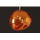 Pendule, Lustre suspendate - Lustra, Pendul modern cu glob sticla cupru LIQUID DIAMOND 20cm