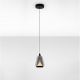 Pendule, Lustre suspendate - Pendul LED modern, Metal, Sticla, Fumuriu, ALISH