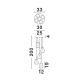 Pendule, Lustre suspendate - Lustra moderna cu 5 pendule LED, Metal, Sticla, Champaign, ALISH