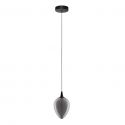 Pendul LED modern, Metal, Sticla, Fumuriu, Nali