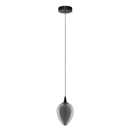 Pendule, Lustre suspendate - Pendul LED modern, Metal, Sticla, Fumuriu, Nali