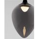 Pendule, Lustre suspendate - Pendul LED modern, Metal, Sticla, Fumuriu, Nali