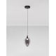 Pendule, Lustre suspendate - Pendul LED modern, Metal, Sticla, Fumuriu, Nali