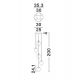 Pendule, Lustre suspendate - Lustra moderna cu 5 pendule LED, Metal, Sticla, Fumuriu, Nali