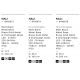 Pendule, Lustre suspendate - Pendul LED modern, Metal, Sticla, Champaign, Nali
