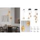 Pendule, Lustre suspendate - Pendul LED modern, Metal, Sticla, Champaign, Nali