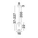 Pendule, Lustre suspendate - Pendul LED modern, Metal, Sticla, Chihlimbar, OBLO