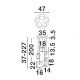 Pendule, Lustre suspendate - Lustra moderna cu 5 pendule LED, Metal, Sticla, Gri Fumuriu, OBLO