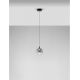 Pendule, Lustre suspendate - Pendul LED modern, Metal, Sticla, Fumuriu, ORENDA
