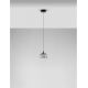 Pendule, Lustre suspendate - Pendul LED modern, Metal, Sticla, Fumuriu, ORENDA