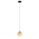 Pendul LED modern, Metal, Sticla, Champaign, ORENDA