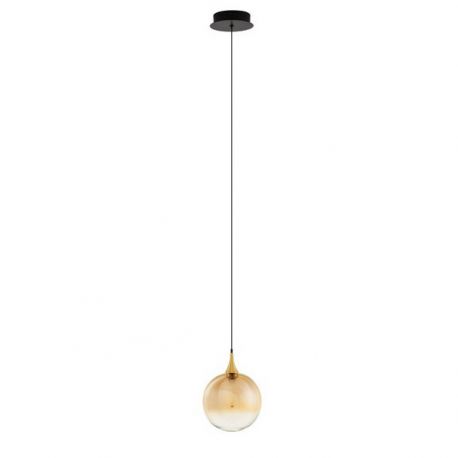 Pendule, Lustre suspendate - Pendul LED modern, Metal, Sticla, Champaign, ORENDA