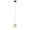 Pendul LED modern, Metal, Sticla, Champaign, ORENDA