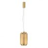 Pendul LED modern, Metal, Sticla, Chihlimbar, VESPER