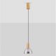 Pendule, Lustre suspendate - Pendul LED modern, Metal, Sticla, Fumuriu, Voi