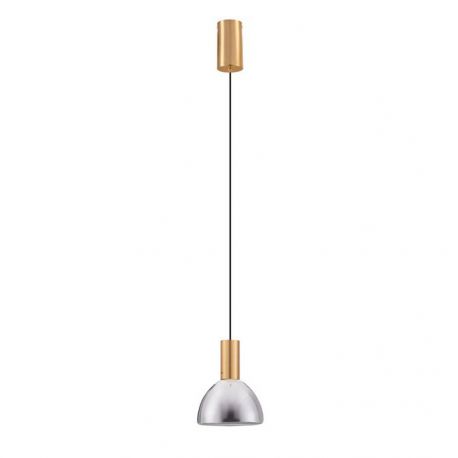Pendule, Lustre suspendate - Pendul LED modern, Metal, Sticla, Fumuriu, Voi