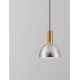 Pendule, Lustre suspendate - Pendul LED modern, Metal, Sticla, Fumuriu, Voi