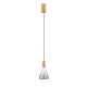 Pendule, Lustre suspendate - Pendul LED modern, Metal, Sticla, Fumuriu, Voi