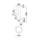 Pendule, Lustre suspendate - Lustra moderna cu 3 pendule LED, Metal, Sticla, Fumuriu, Voi