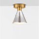 Plafoniere cu spoturi, Spoturi aplicate - Plafoniera, Spot aplicat LED, Metal, Sticla, Fumuriu, Voi