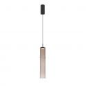 Pendul LED modern, Metal, Sticla, Moca, SANO