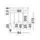 Pendule, Lustre suspendate - Lustra moderna cu 5 pendule LED, Metal, Sticla, Moca, SANO