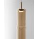 Pendule, Lustre suspendate - Pendul LED modern, Metal, Sticla, Cognac, SANO