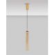 Pendule, Lustre suspendate - Pendul LED modern, Metal, Sticla, Cognac, SANO