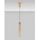 Pendule, Lustre suspendate - Pendul LED modern, Metal, Sticla, Cognac, SANO