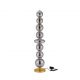 Lampadar LED modern, Metal, Auriu, Sticla, Fumurie, NAVI
