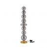 Lampadar LED modern, Metal, Auriu, Sticla, Fumurie, NAVI
