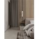 Pendule, Lustre suspendate - Pendul LED modern, Metal, Negru, Sticla, Fumurie, Ulon