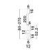 Pendule, Lustre suspendate - Pendul LED modern, Metal, Negru, Sticla, Fumurie, Ulon